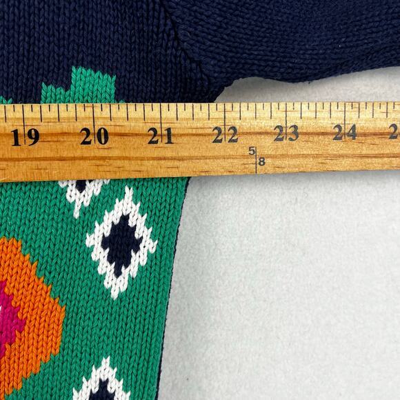 Amanda Braendel Vintage Cardigan Women’s SZ LG Southwestern Cotton Oversized - Picture 5 of 7